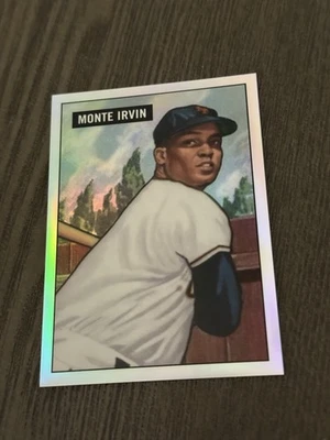 Tarjeta Bowman Chrome Refractors That Never Were 2017/499 #RTNW-MI MONTE IRVIN PATIO Foto 1 de 3