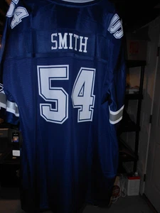 Dallas Cowboys # 54 Smith dunkelblau Football Trikot NFL Proline 3XL-T Neu mit Etikett - Bild 1 von 3