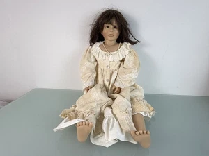 Künstlerpuppe Sammler Brigitte Leman Vinyl Puppe 80 cm. Top Zustand. - Picture 1 of 3