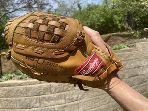 Guante de béisbol/SB de primera base grande de cuero completo RAWLINGS, LHT RFM35 - Imagen 1 de 14