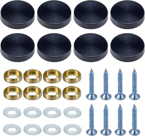 Tapa Tornillos Espejo, Acero Inoxidable Clavos Espejo Decorativos Tapas Adve - Imagen 1 de 12