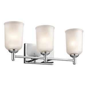 Kichler Lighting 45574CH Shailene Bathroom Vanity Light Chrome - Picture 1 of 4