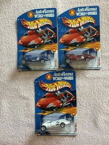 Hot Wheels RLC Exclusivo AutoRama World of Wheels Rojo/Blanco/Azul Twin Mill Set - Imagen 1 de 2