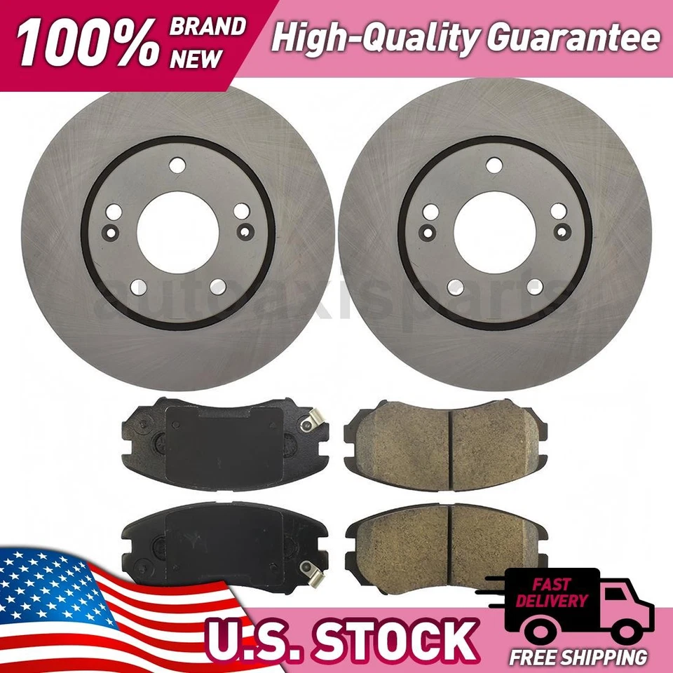Kit de actualización de freno de disco de piezas delanteras centradas para Hyundai Tiburon 2003-2008 Foto 1 de 1