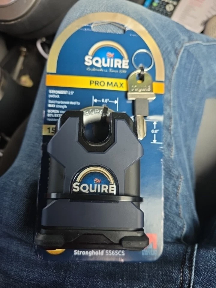 Squire Pro Max Stronghold SS65CS Strongest 2.5" Padlock - Image 1 of 1