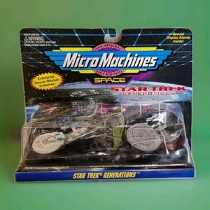 Vintage Micro Machines Space Star Trek Generations Star Ships 1994 Galoob Sealed - Picture 1 of 3