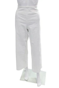 Elliott Lauren Womens Stretch Waistband Lined Wide Leg Dress Pants White Size 08 - Picture 1 of 5