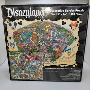 Disneyland Parks 1000 Pieces Disneyland Park Decorative Border Puzzle 18" x 26" - Picture 1 of 5