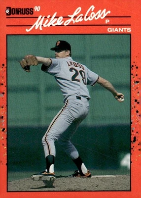 1990 Donruss #652 Mike LaCoss - Image 1 of 2