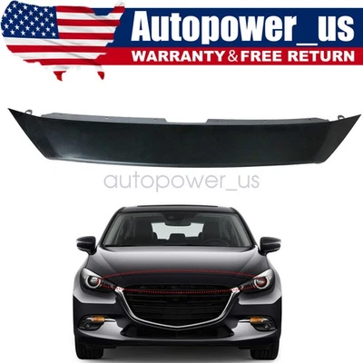 Moldura de rejilla superior imprimada ajuste 2017 2018 Mazda 3 MA1201102 BANE50033A51 Foto 1 de 4