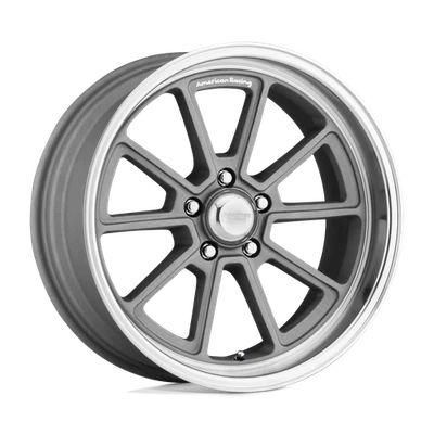 Rueda de labios 18x10 American Racing VN510 DRAFT plateada corte Dmnd 5x4,5 (0 mm) Foto 1 de 4