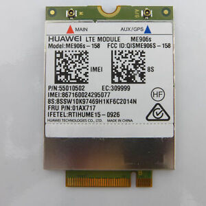 HUAWEI ME906s PCI Express M.2 NGFF 4G LTE UMTS (3G), HSPA + WIFI bezprzewodowy X260