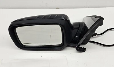02-08 E65 E66 745I 750LI 760I DRIVER LEFT SIDE DOOR EXTERIOR MIRROR Pearl Black Foto 1 de 4