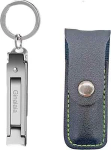 Edelstahl Tragbarer Nagelschneider Deutscher Schlüsselanhänger Nagelknipser Dünn Flach NEU - Bild 1 von 2