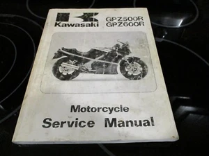Kawasaki Manual GPZ 500 R 600 R 99924-1055-04 - Picture 1 of 1