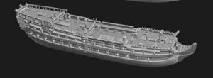 1/700th British 'Large' 3rd rate Revenge (74 guns) - Picture 1 of 1