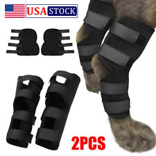 Dog Rear Leg Knee Brace Hock Joint Wrap For Heals and Prevents Injuries S/M/L/XL