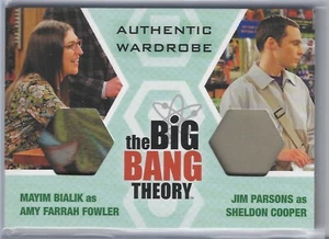 Big Bang Theory Seasons 6 & 7 Dual Wardrobe Costume Card DW3 Amy Sheldon SKC - Picture 1 of 2
