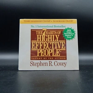 The 7 Habits of Highly Effective People by Stephen R. Covey 3x CD Set - Picture 1 of 7