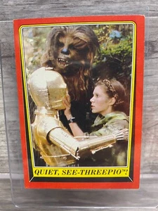Star Wars 1983 Topps Return of the Jedi Card #95 Quiet, See-Threepio! - Picture 1 of 2