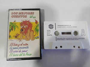 LOS MEJORES CUENTOS VOL 33 CASSETTE TAPE CINTA DOBLON 1987 EL LEON Y EL RATON - Imagen 1 de 3