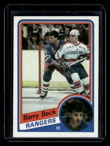 Barry Beck 1984 Topps #105 New York Rangers - Picture 1 of 2