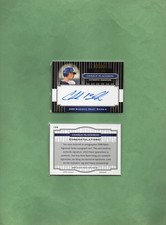 Charlie Blackmon (Col Rockies) 1/2008 Razor Draft Autographed(Black) #034/199 Rc