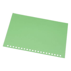 50Pcs/set Sheet Protector Paper Binding Cover Matte A5 20 Holes PP Plastic