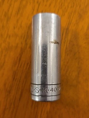 SK Tools USA 11/16" 6 Point 3/8" Drive Deep Socket 40422.         R9 - Image 1 of 4