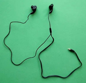 Genuine SONY MDR-ED136 Walkman Earphones In-Ear Earphones Used Black 2.5 Jack In - Picture 1 of 7