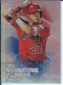 Mike Trout 2018 Topps Chrome Update Intternational Affiar - Picture 1 of 1