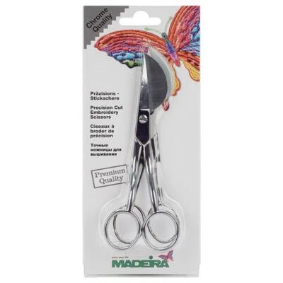 Madeira Applikationsschere (15 cm) verchromt Spezial Schere