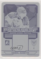 2014 ITG Draft Prospects Printing Plate Black Patch 1/1 Daniel Audette 0l2