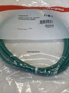 Legrand Clarity CAT6A modulares Patchkabel, 9 Fuß, grün, MC6A09-05 - Bild 1 von 4