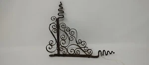 ANTIQUE EARLY 20th CENTURY FRENCH WROUGHT IRON BRACKET  - Picture 1 of 14