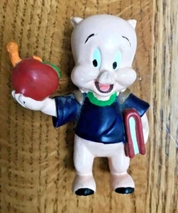 Applause Porky Pig School Teacher's Pet 1995 3" PVC Looney Tunes Figure - Picture 1 of 2