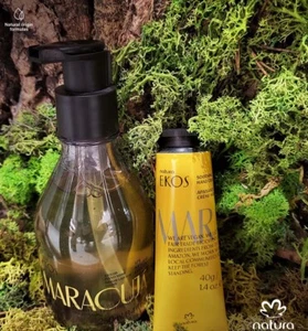 Natura Brasil Ekos Maracujá Sapone Mani Liquido 250 ml + Crema Mani 40 g - Foto 1 di 5