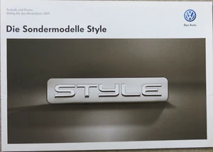 VW Style Sondermodell Preisliste price list vom 23.12.2010, 16 Seiten (Y) - Bild 1 von 1