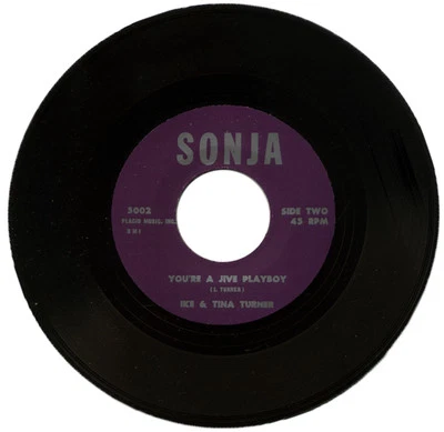 IKE & TINA TURNER  "YOU'RE A JIVE PLAYBOY c/w STRANGE" 1964 R&B - Image 1 of 2
