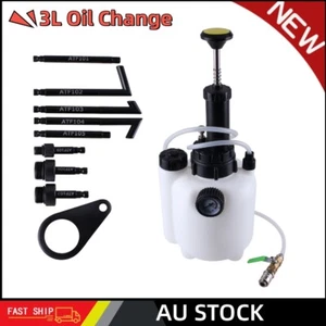 3L Pump Transmission Oil Filling System Fluid Manual Tool & ATF Adaptors Set AU - Picture 1 of 12