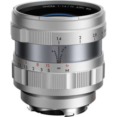 Thypoch Simera 75mm f/1.4 ASPH Lens for Leica M (Silver) - Image 1 of 4