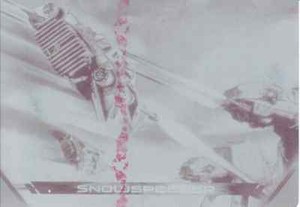 Star Wars Topps Galactic Files Snow Speeder 1/1 Printing Plate Mint