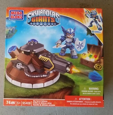 NIB Mega Bloks Skylander Giants Chill Sky Turrent Defense  - Image 1 of 4