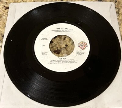 Van Halen I'll Wait/Girl Gone Bad 7" Vinyl 45 Warner Bros 1984 7-29307 - Image 1 of 2