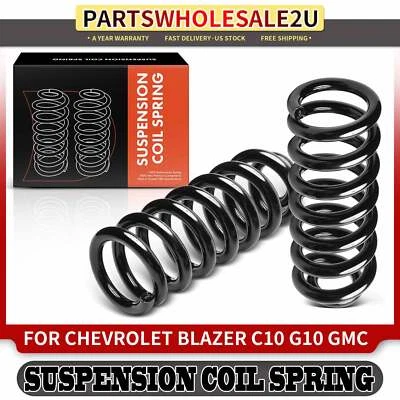 2pcs Front Coil Springs for Chevrolet Blazer C10 C20 G10 GMC C1500 C2500 Jimmy - Image 1 of 4
