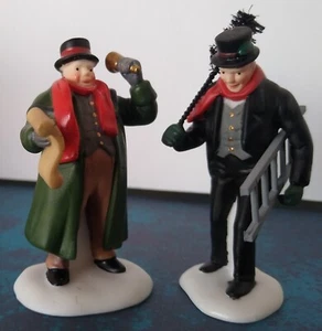DEPT 56 Heritage Village Town Crier & Chimney Sweep Weihnachtszubehör - Bild 1 von 2