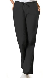 Cherokee ropa de trabajo pantalones para mujer talla M con llamaradas corte pierna cordón 35X31 - Imagen 1 de 12