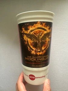 The Hunger Games MOCKINGJAY Part 1 FINNICK ODAIR 8" Plastic Cup Promo AMC 2014 - Picture 1 of 4