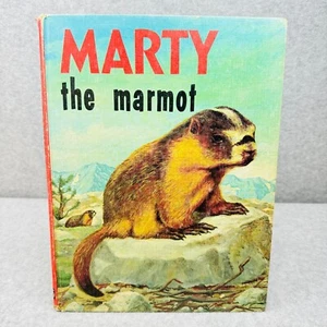 Marty the Marmot by Joe Maniscalco Hardback Picture Book Vintage 1963 Childrens - Imagen 1 de 15