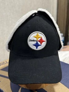 NFL Football Pittsburgh Steelers Winter Trapper Hat, Adjustable - Picture 1 of 10
